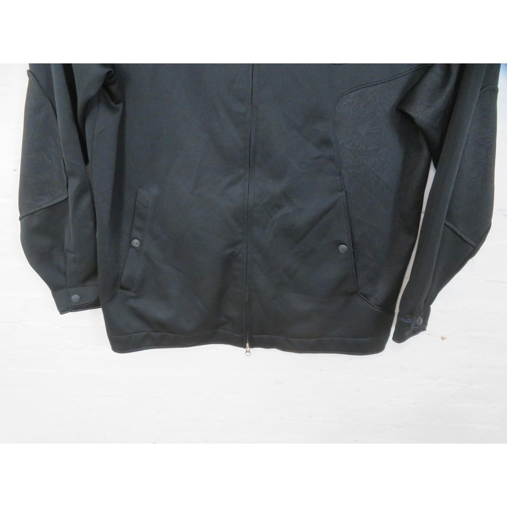 Vtg Air Jordan AF-1 Track Jacket Mens 3XL Black Full Zip Air Force 1 Jumpman y2k - Picture 3 of 15